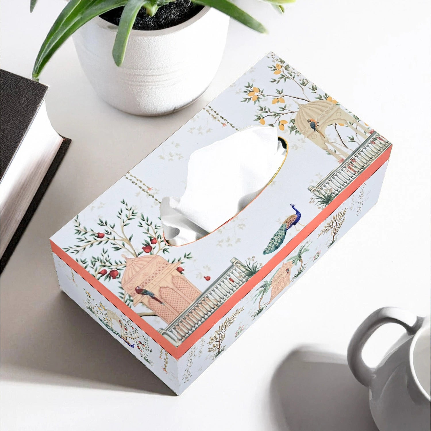 Mughal Gardens Handcrafted Tissue Box Holders